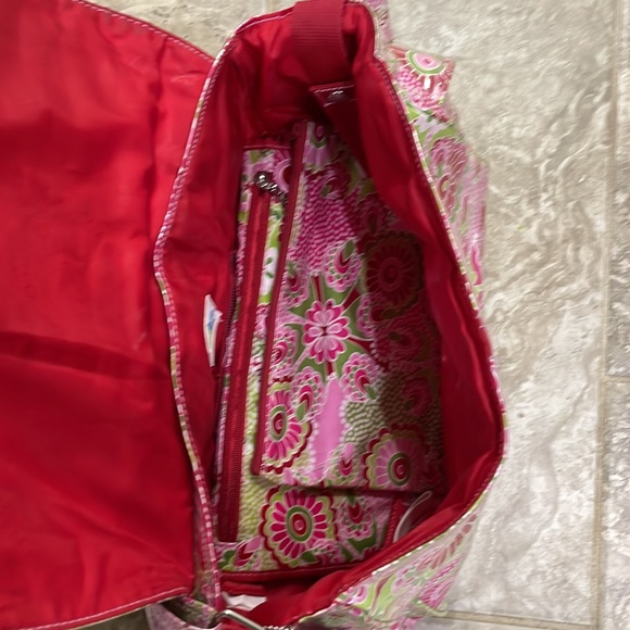 Kalencom Laminated Jazz Ruby Diaper Bag - Picture 7 of 14